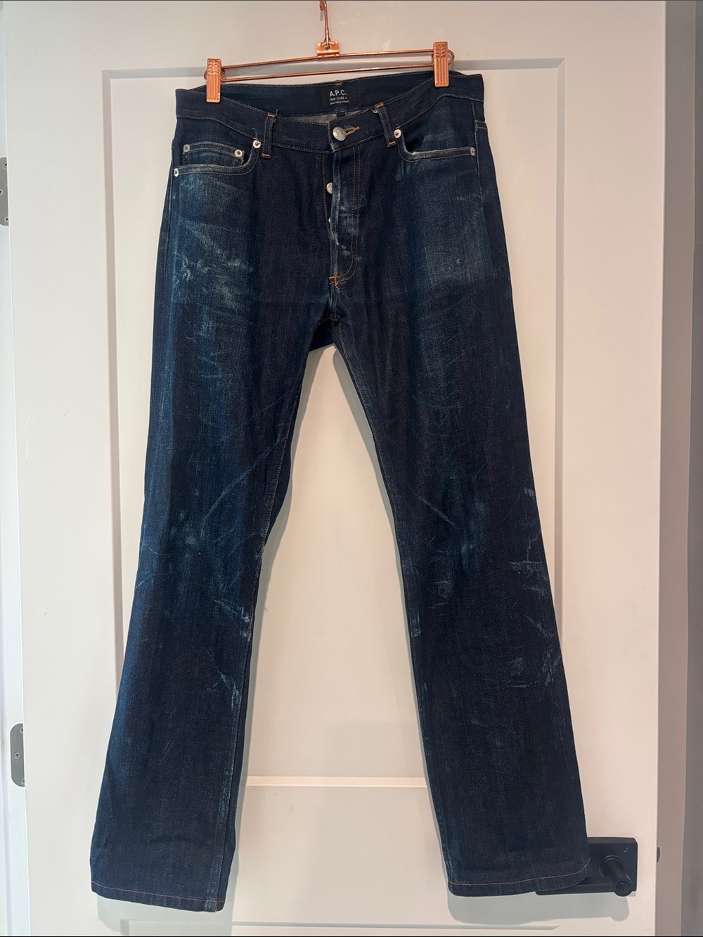 A.P.C. Men's Indigo Straight-Leg Jeans